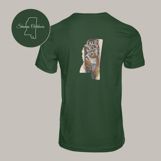 Mississippi Deer and Turkey Tshirt