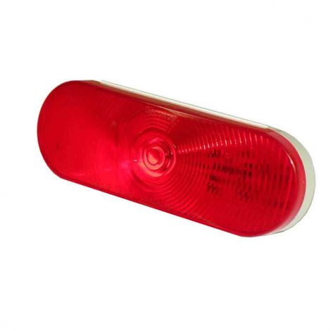 Trailer Light Red Oval